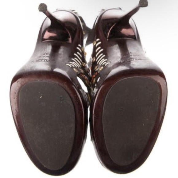 Jimmy Choo Leather Sandals size 7 - Picture 11 of 11